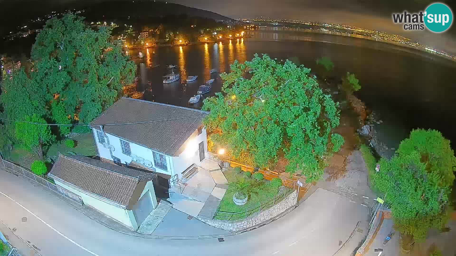 Webcam Ika Hafen – LIVE Blick auf den Hafen und die Lichter von Opatija