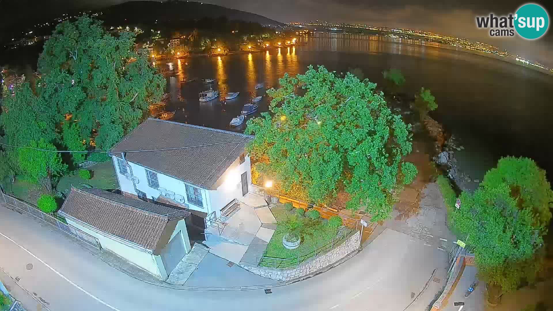 Webcam Ika Hafen – LIVE Blick auf den Hafen und die Lichter von Opatija