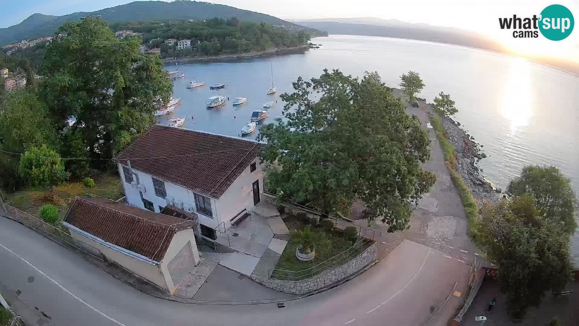 Webcam Ika Hafen – LIVE Blick auf den Hafen und die Lichter von Opatija