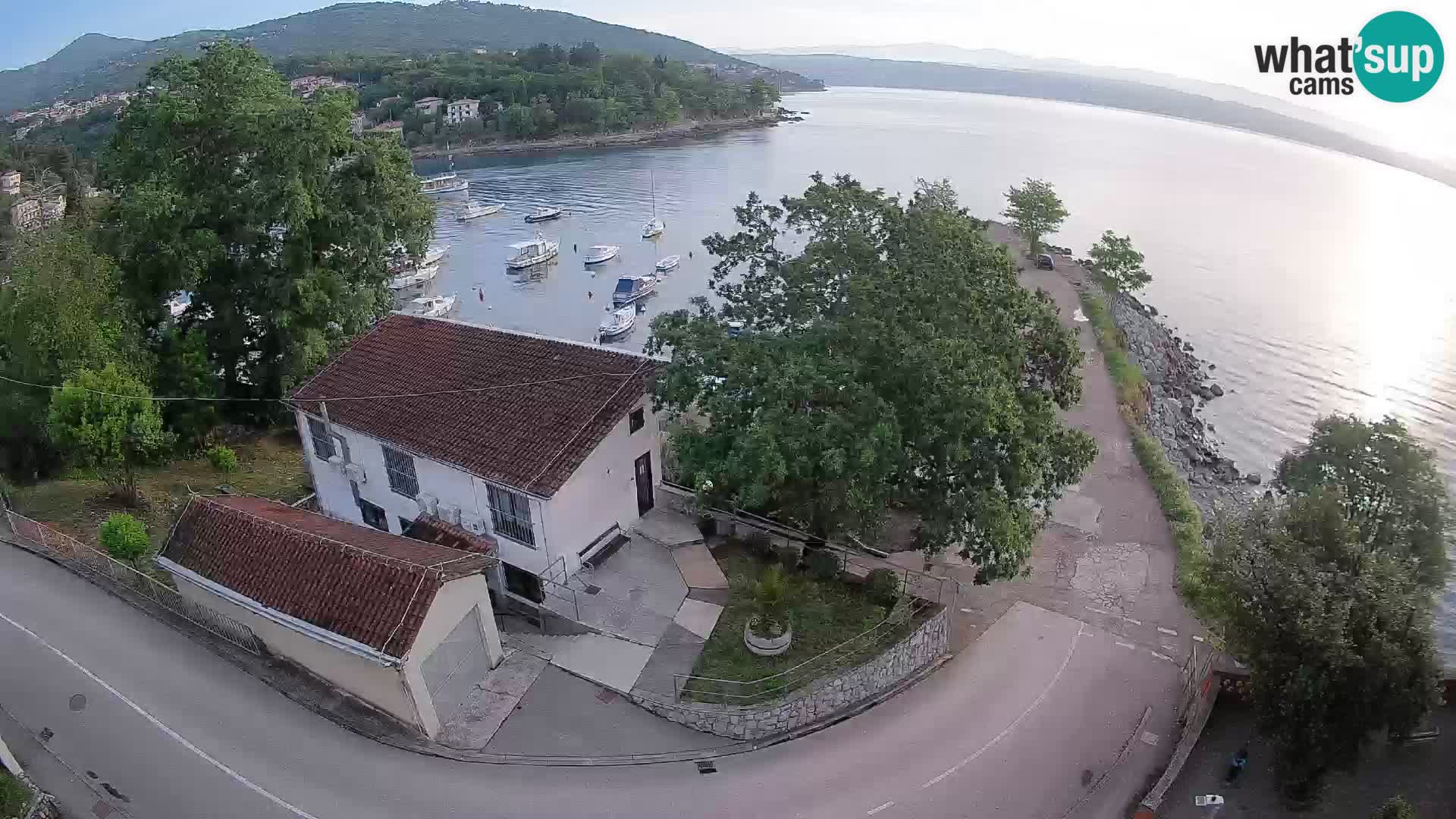 Webcam porto Ika – Vista LIVE sul porto e le luci di Opatija