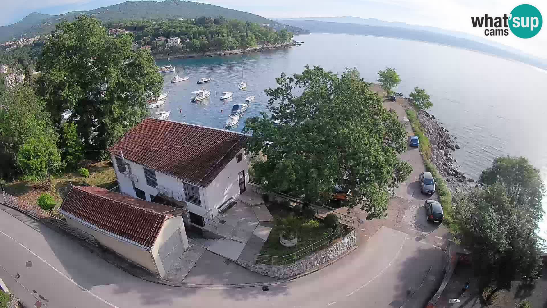 Webcam Ika Hafen – LIVE Blick auf den Hafen und die Lichter von Opatija
