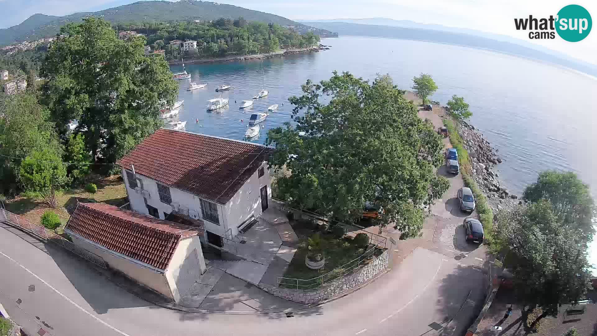 Webcam Ika Hafen – LIVE Blick auf den Hafen und die Lichter von Opatija