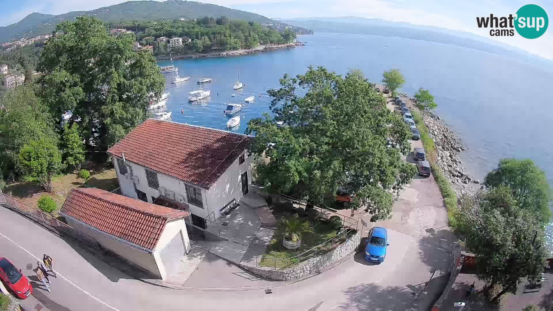 Ika Harbor Webcam – LIVE View of the Harbor and Opatija Lights