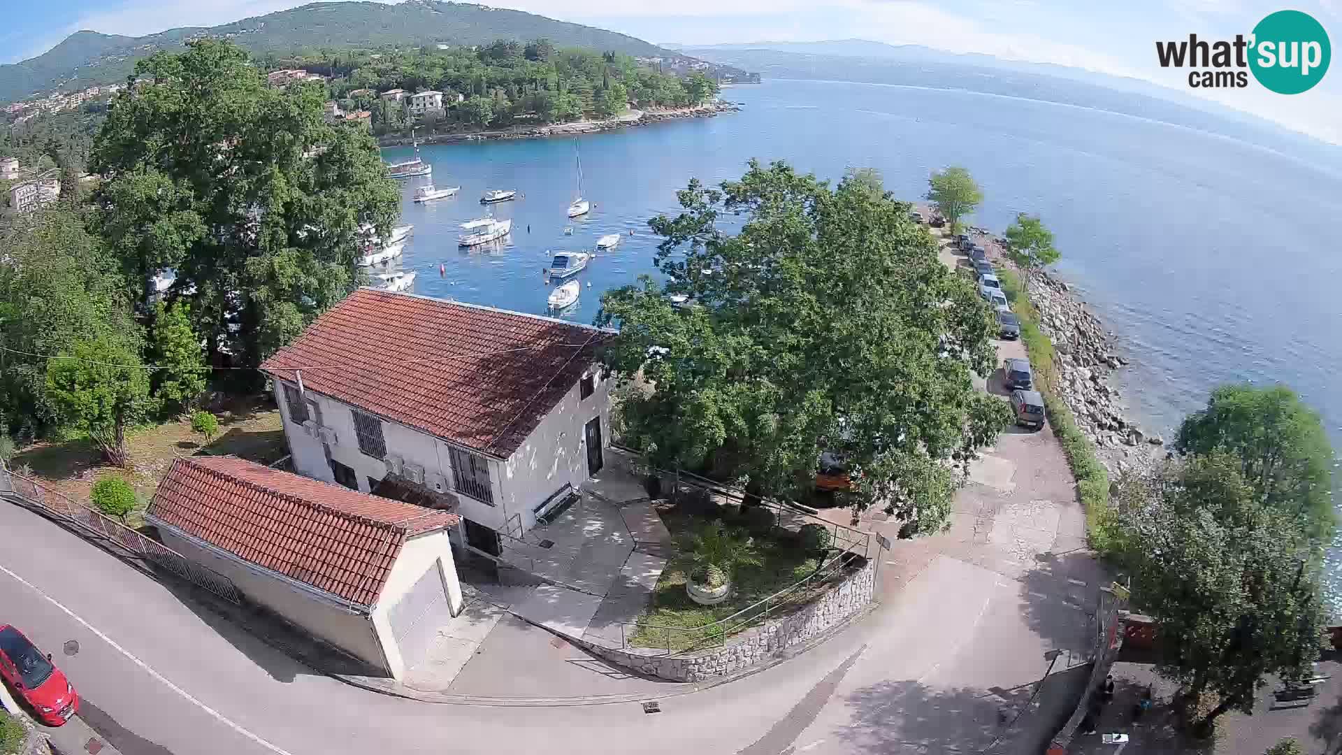 Webcam Ika Hafen – LIVE Blick auf den Hafen und die Lichter von Opatija