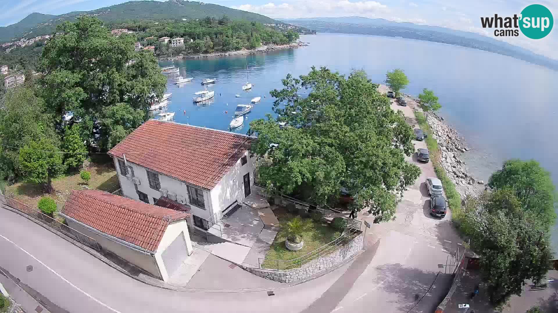 Webcam Ika Hafen – LIVE Blick auf den Hafen und die Lichter von Opatija