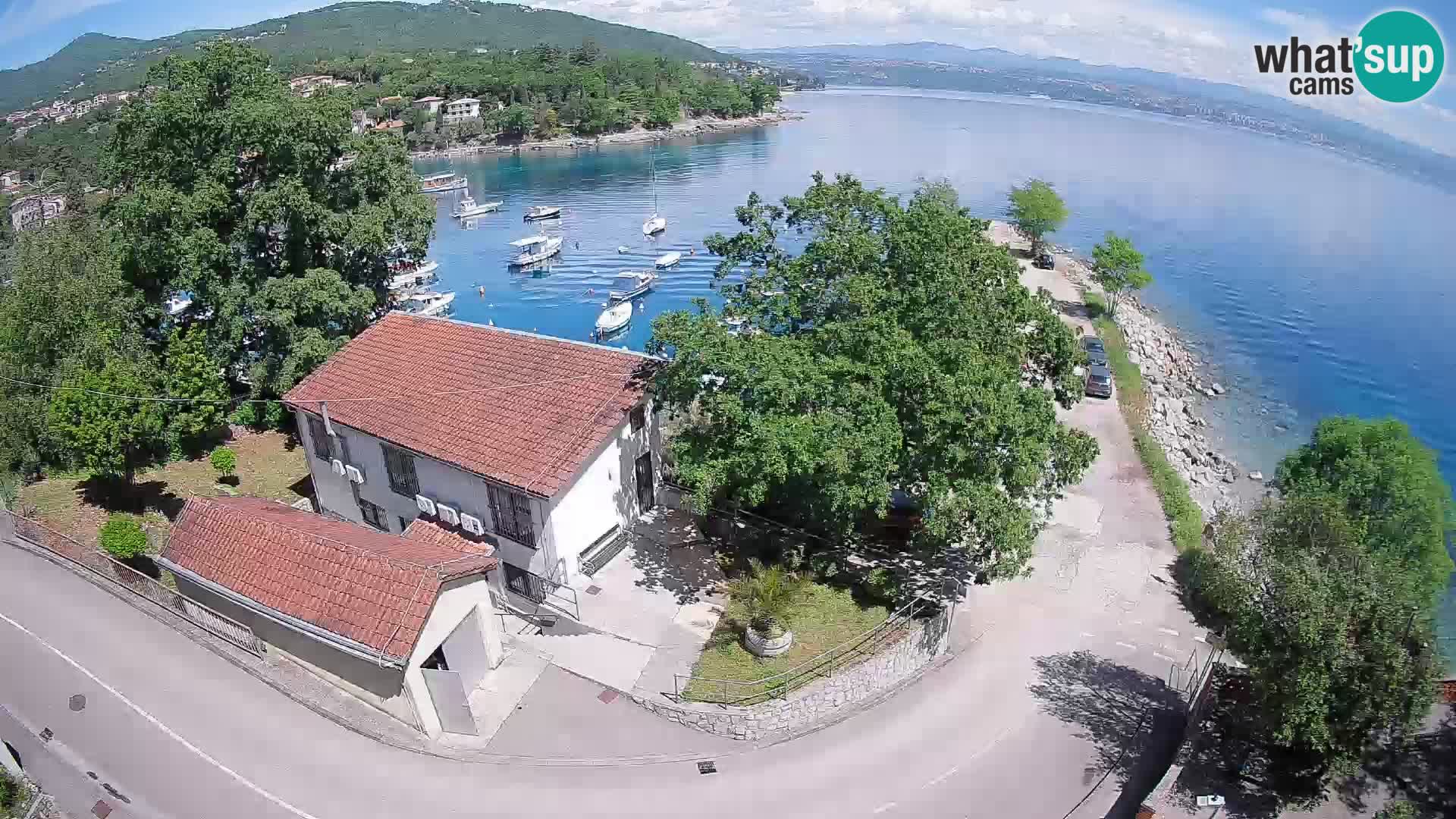 Webcam Ika Hafen – LIVE Blick auf den Hafen und die Lichter von Opatija