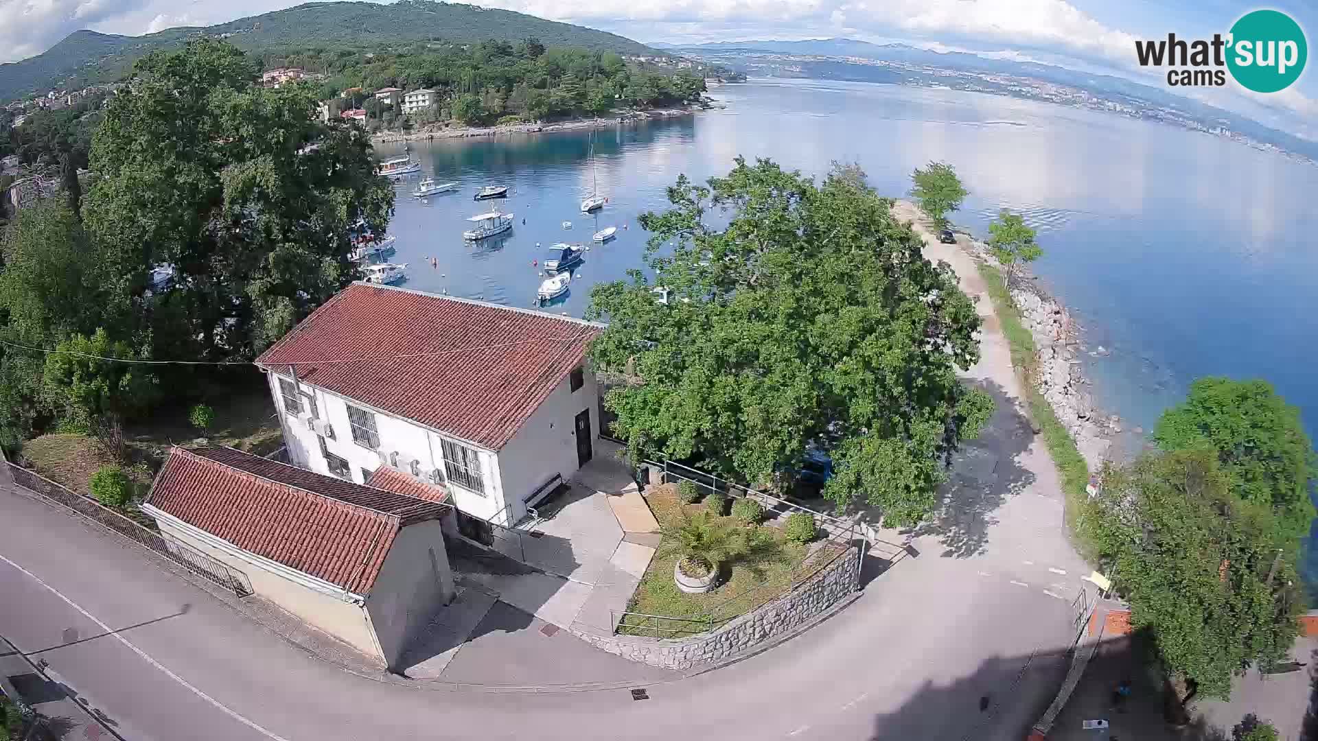 Webcam Ika Hafen – LIVE Blick auf den Hafen und die Lichter von Opatija