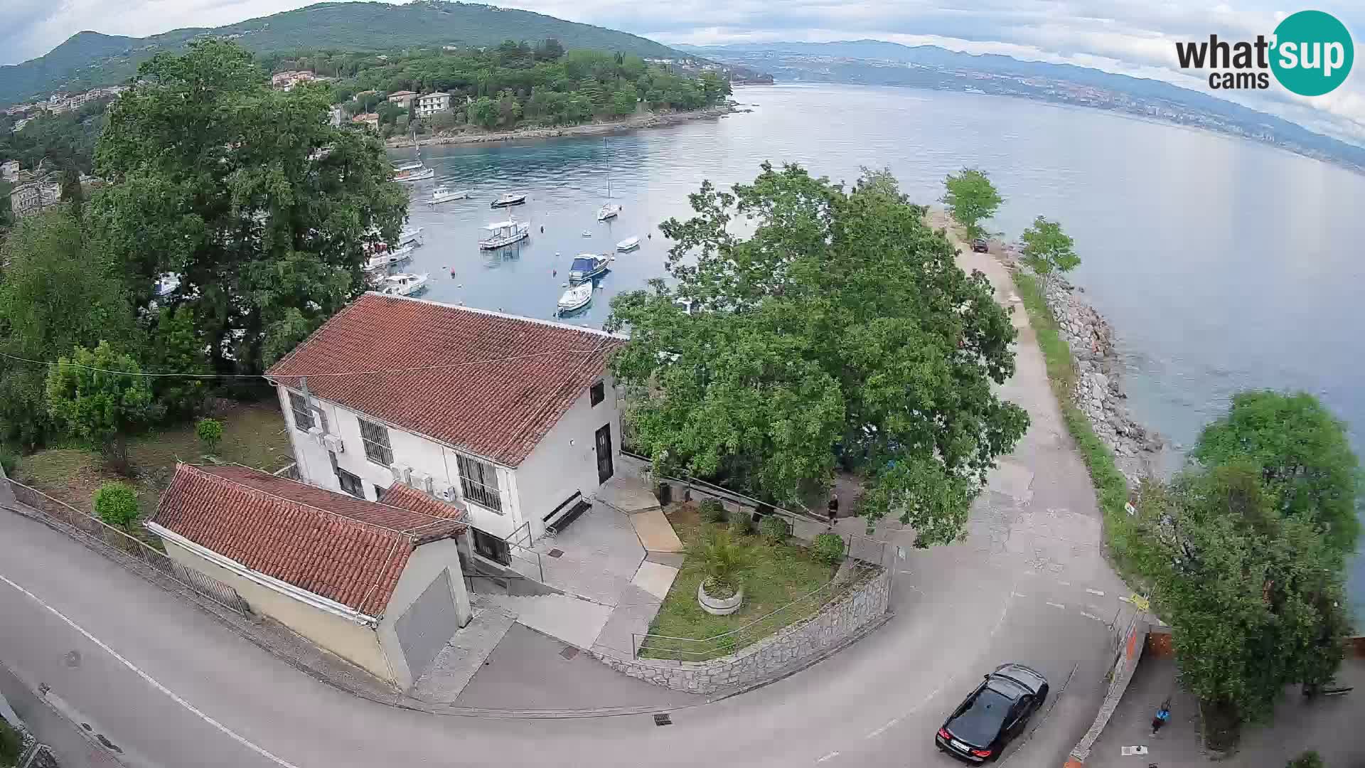Webcam Ika Hafen – LIVE Blick auf den Hafen und die Lichter von Opatija