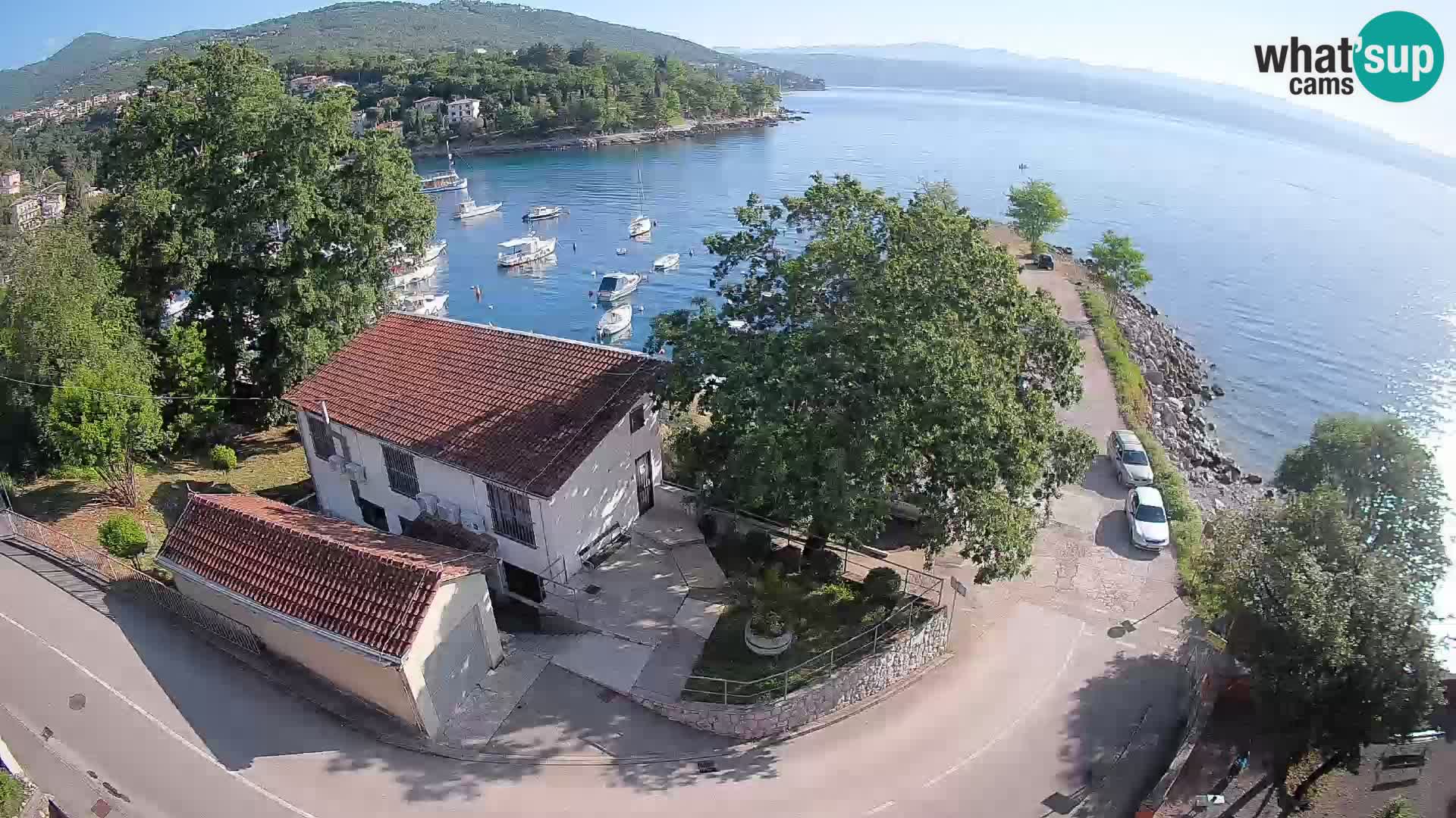 Webcam Ika Hafen – LIVE Blick auf den Hafen und die Lichter von Opatija