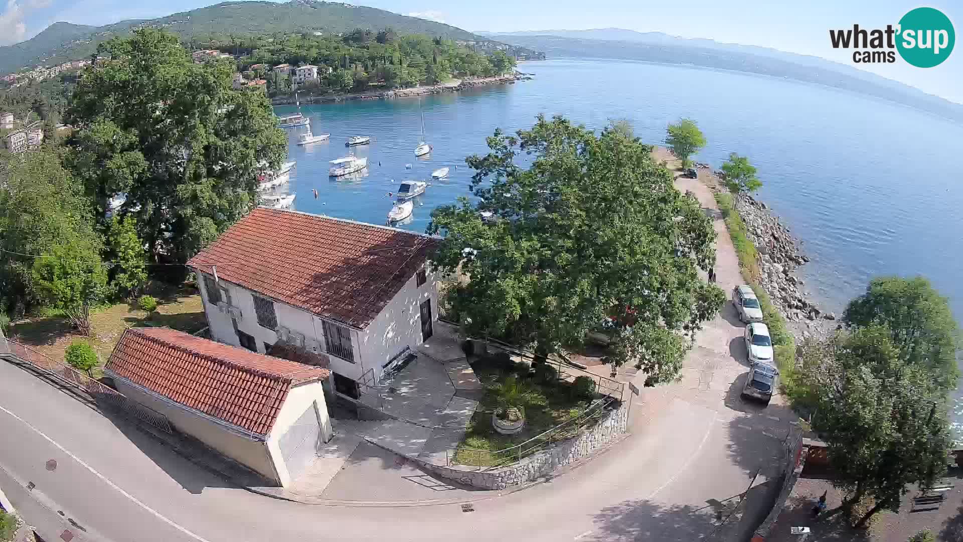 Webcam Ika Hafen – LIVE Blick auf den Hafen und die Lichter von Opatija