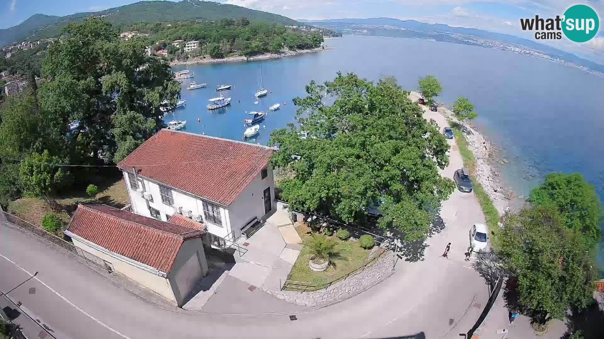 Ika Harbor Webcam – LIVE View of the Harbor and Opatija Lights