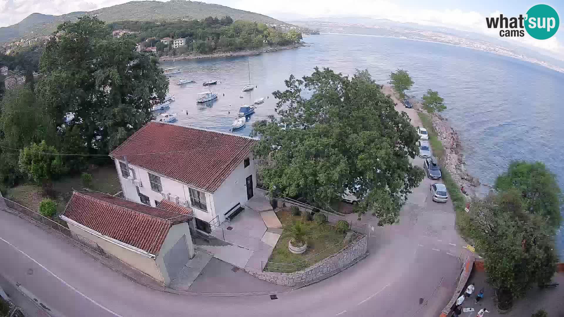 Webcam Ika Hafen – LIVE Blick auf den Hafen und die Lichter von Opatija