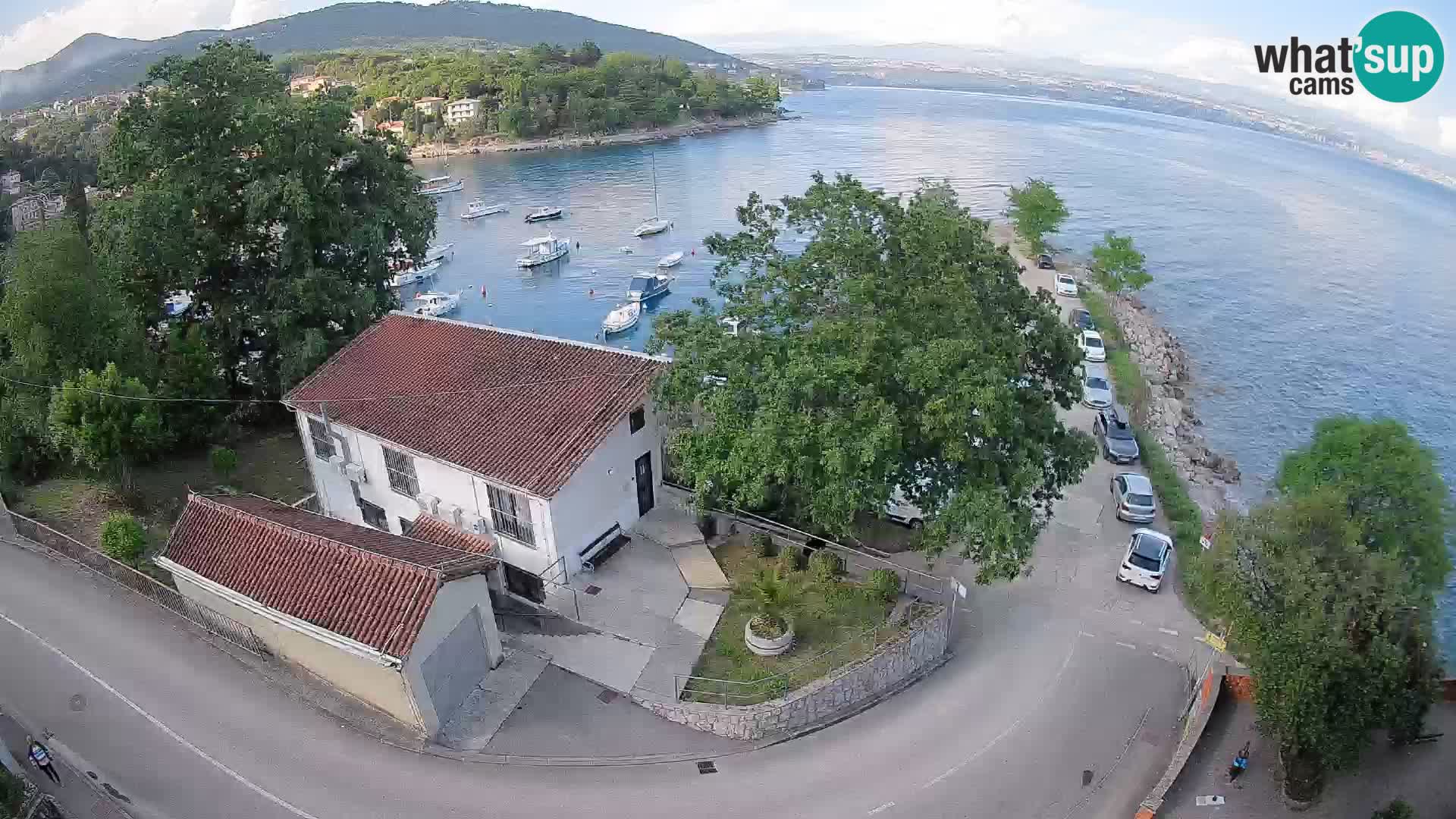 Ika Harbor Webcam – LIVE View of the Harbor and Opatija Lights