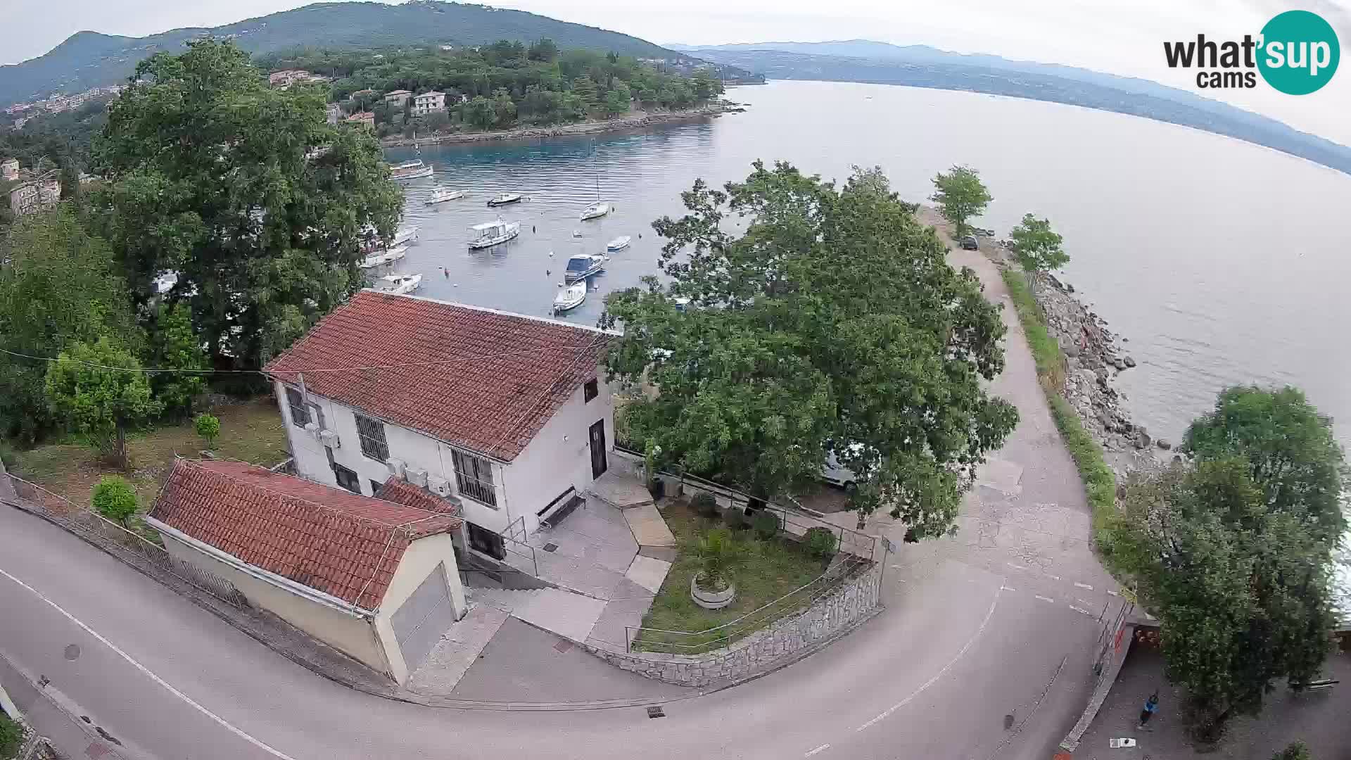 Ika Harbor Webcam – LIVE View of the Harbor and Opatija Lights