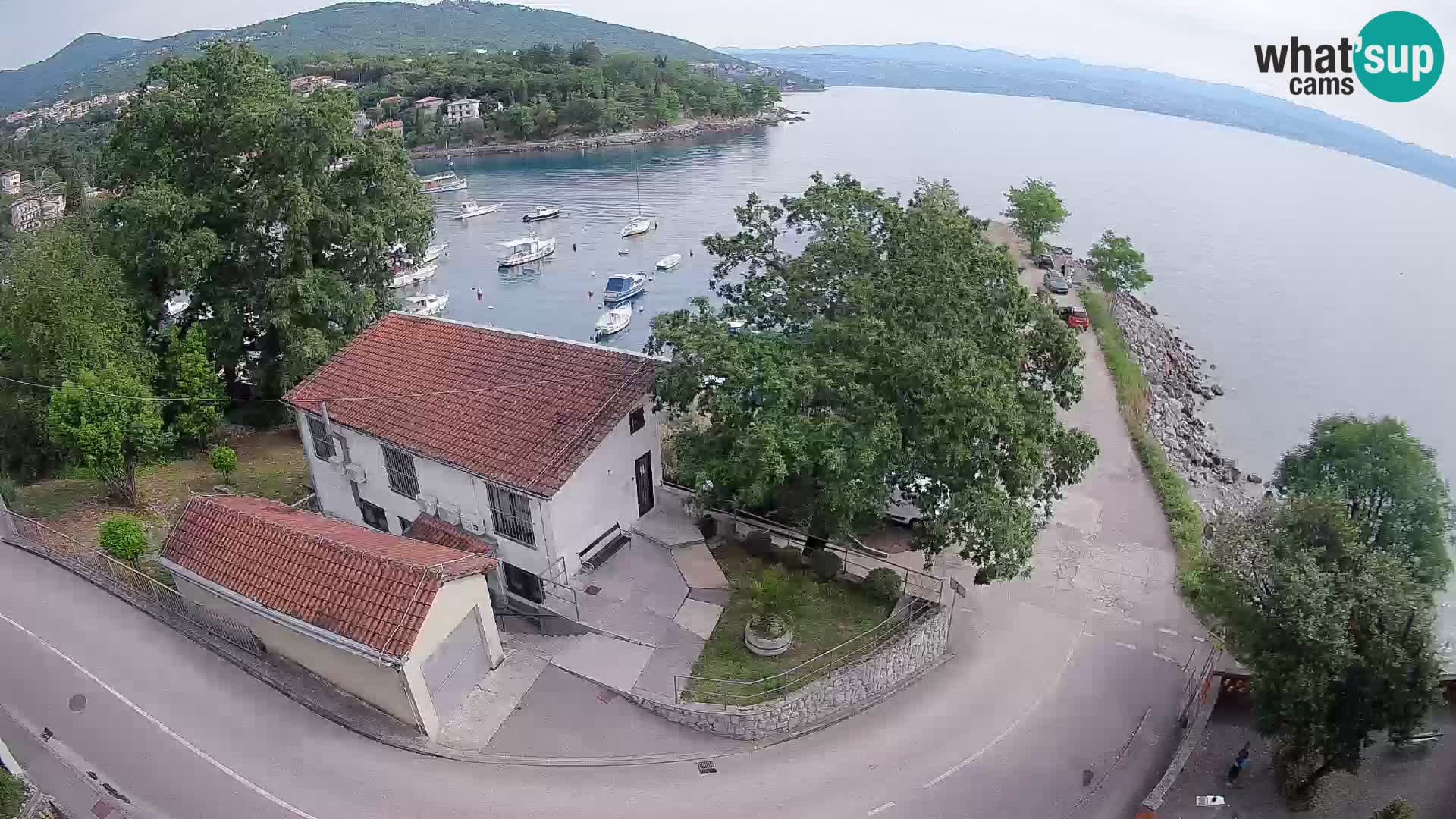 Webcam porto Ika – Vista LIVE sul porto e le luci di Opatija