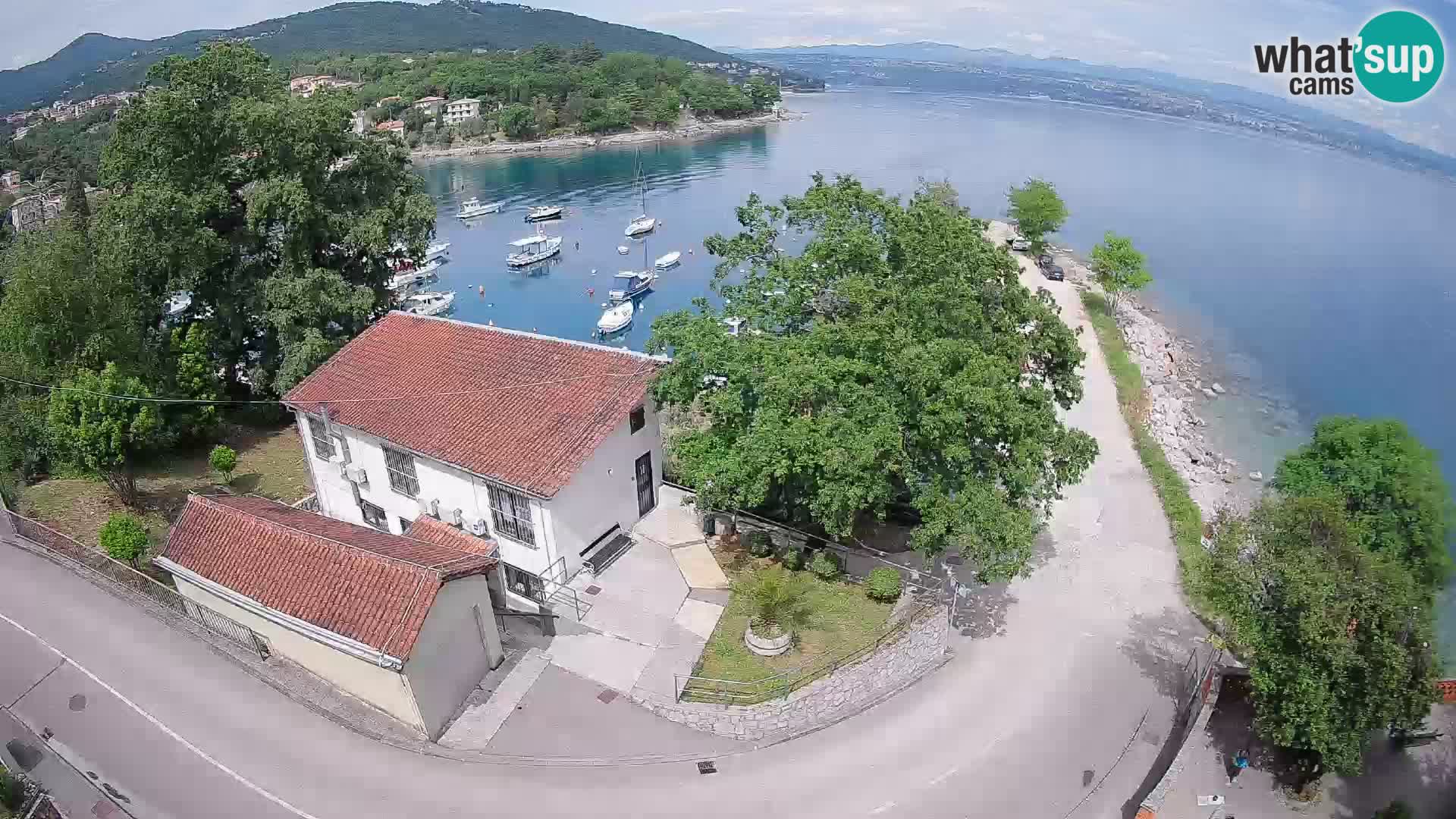 Webcam Ika Hafen – LIVE Blick auf den Hafen und die Lichter von Opatija