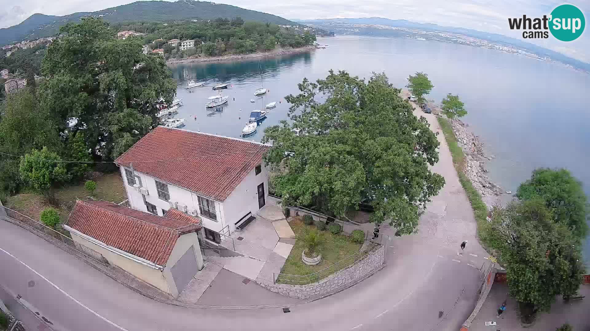 Webcam Ika Hafen – LIVE Blick auf den Hafen und die Lichter von Opatija