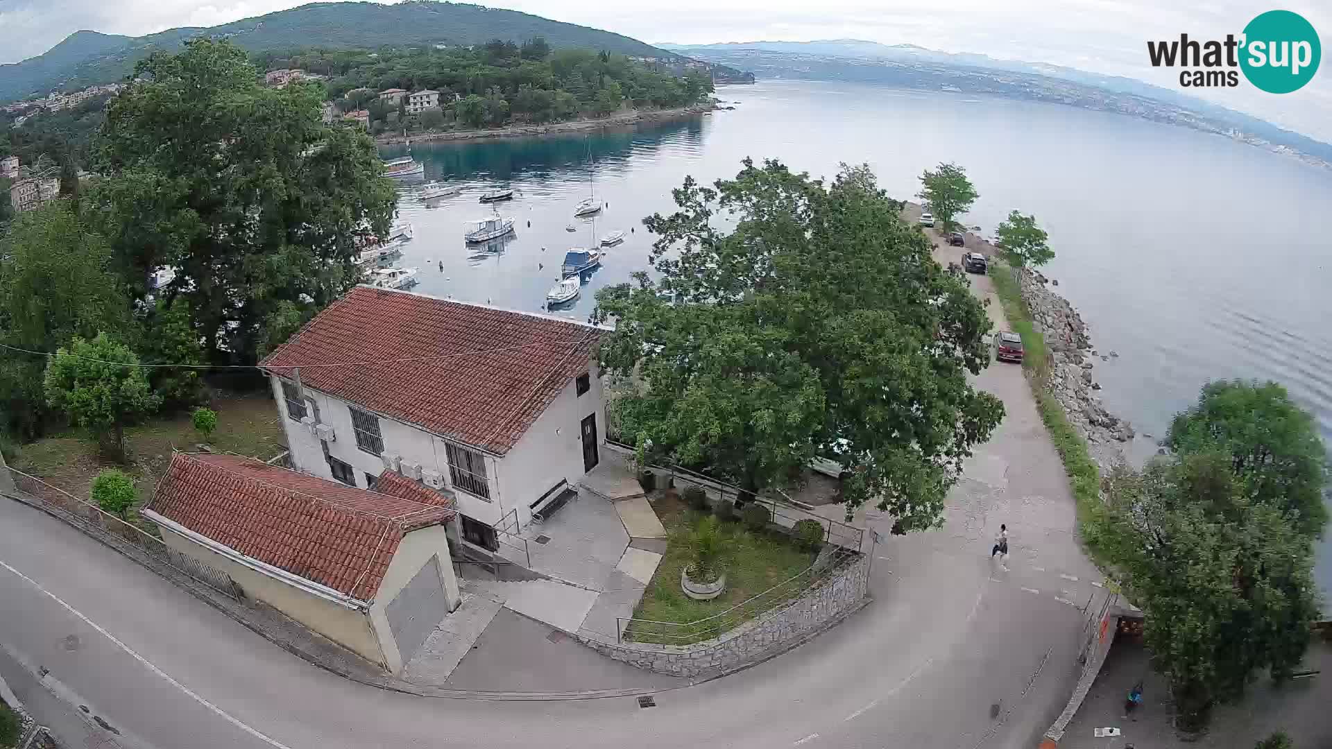 Webcam Ika Hafen – LIVE Blick auf den Hafen und die Lichter von Opatija