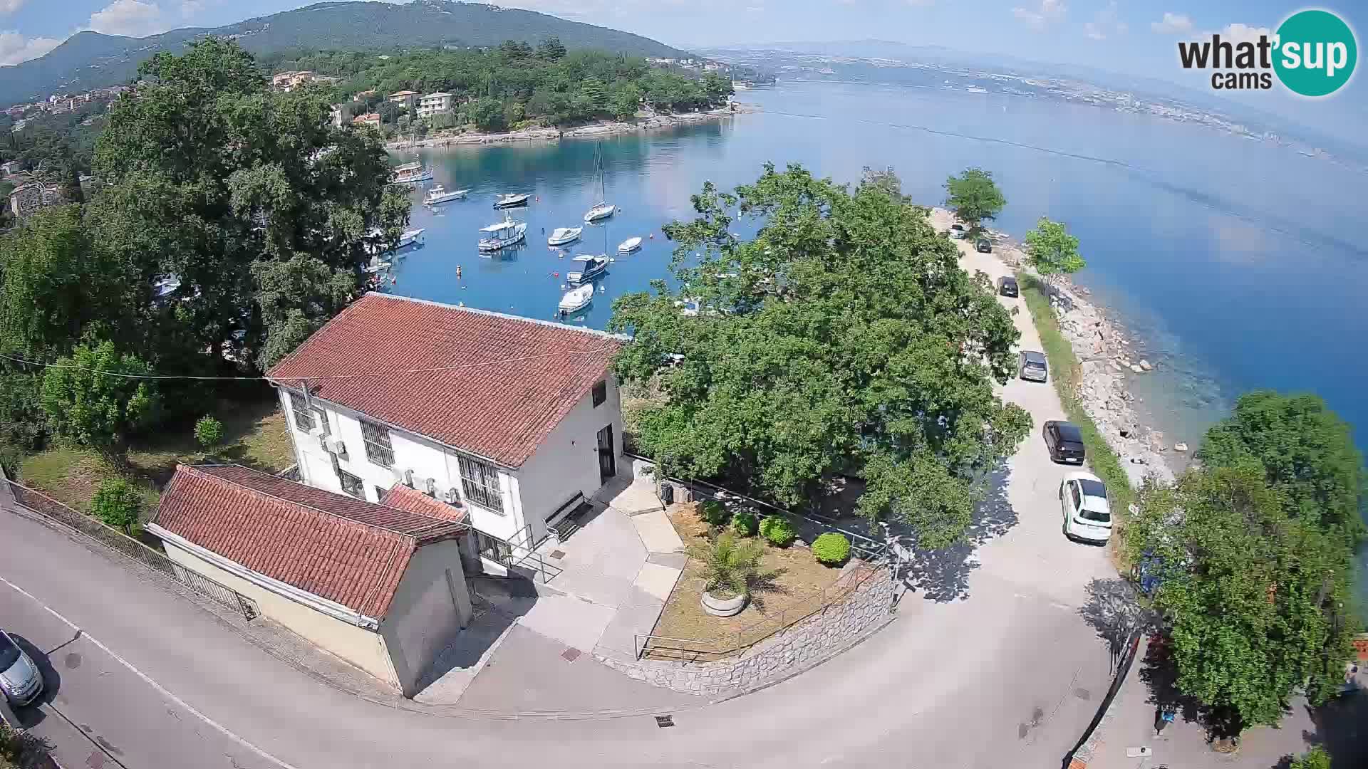 Webcam port d’Ika – Vue en direct et lumières d’Opatija