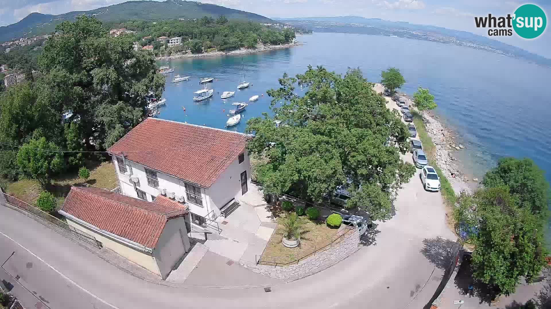 Webcam port d’Ika – Vue en direct et lumières d’Opatija