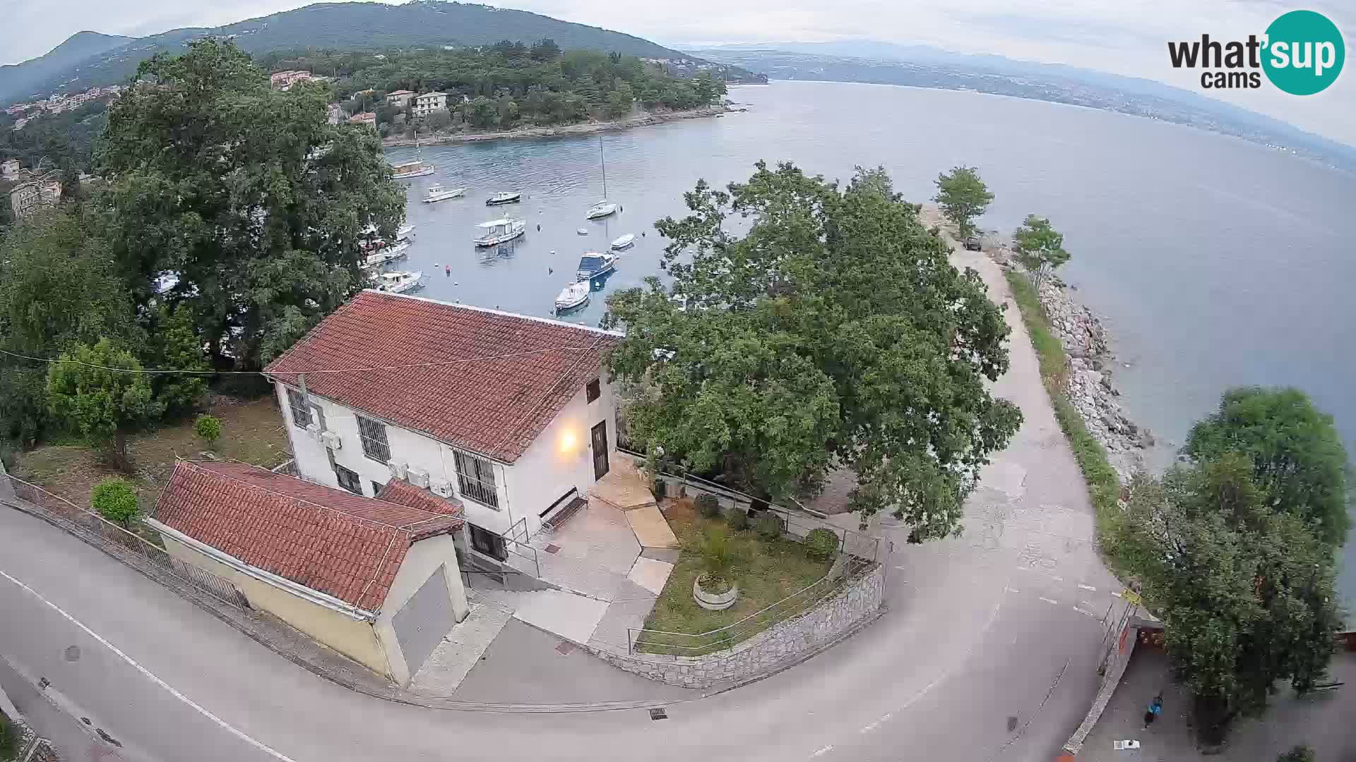 Webcam Ika Hafen – LIVE Blick auf den Hafen und die Lichter von Opatija