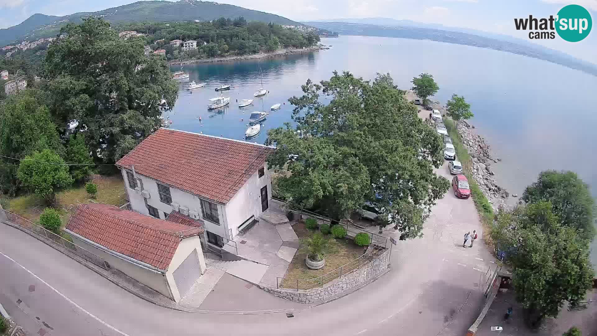Webcam porto Ika – Vista LIVE sul porto e le luci di Opatija