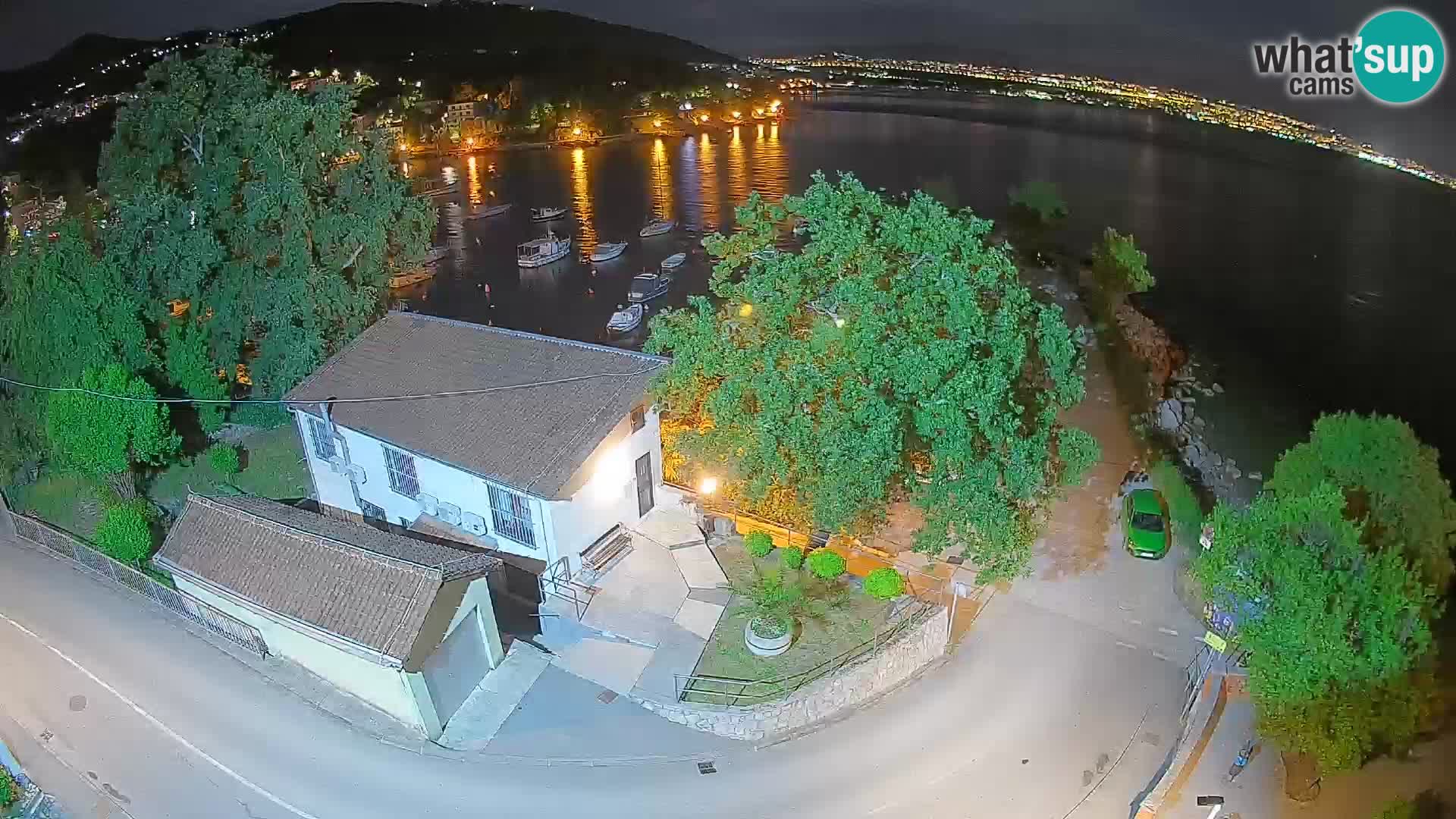 Webcam Ika Hafen – LIVE Blick auf den Hafen und die Lichter von Opatija