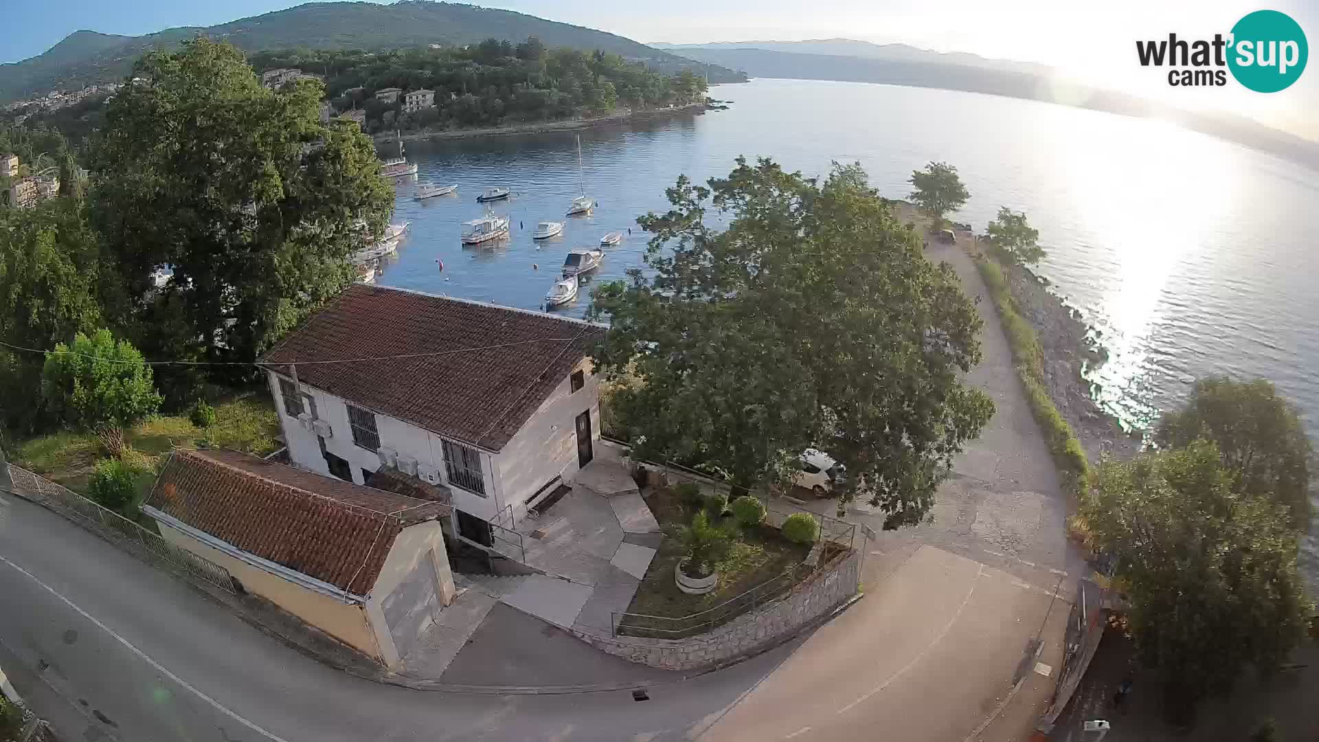 Webcam Ika Hafen – LIVE Blick auf den Hafen und die Lichter von Opatija