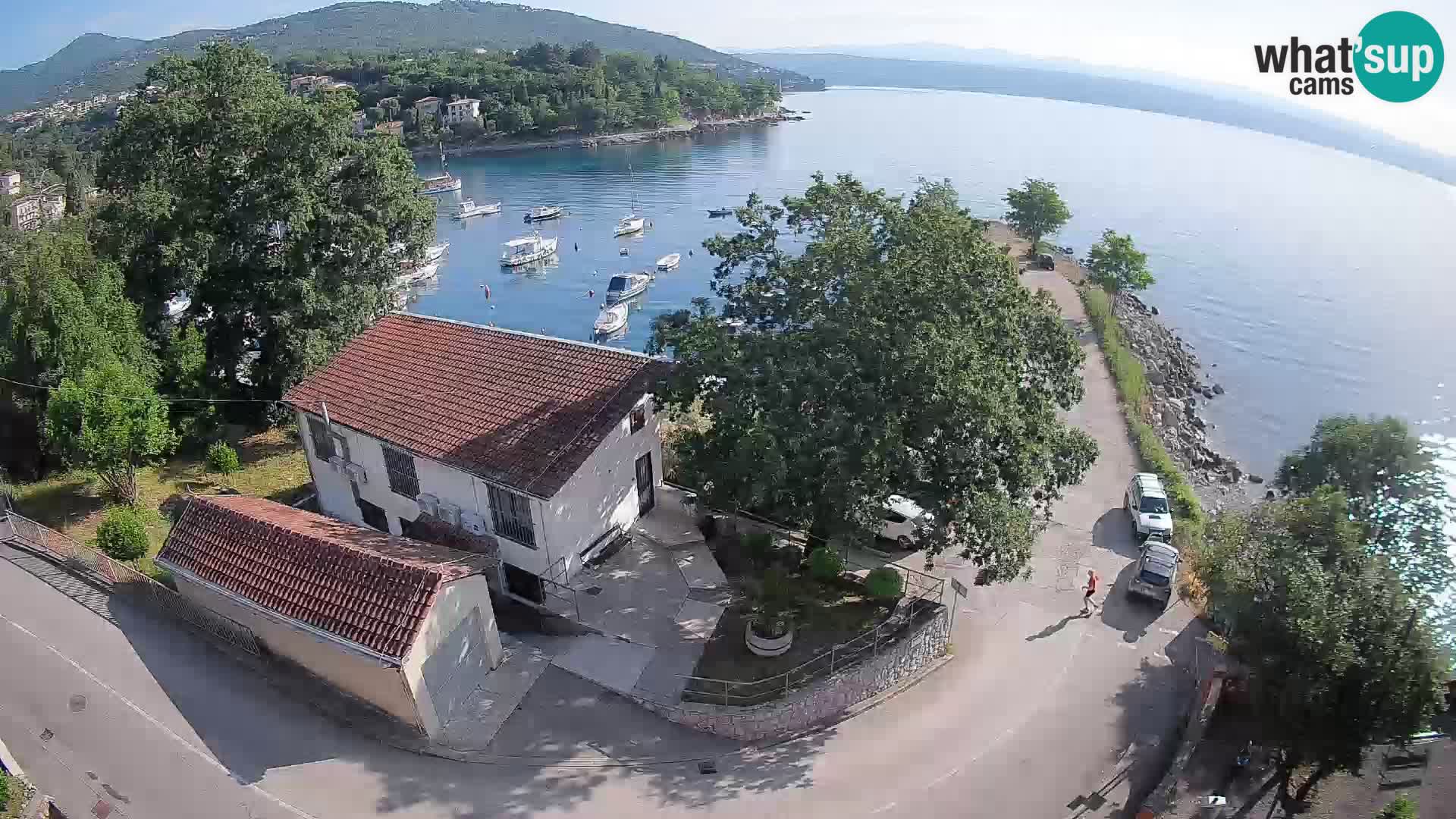 Webcam port d’Ika – Vue en direct et lumières d’Opatija