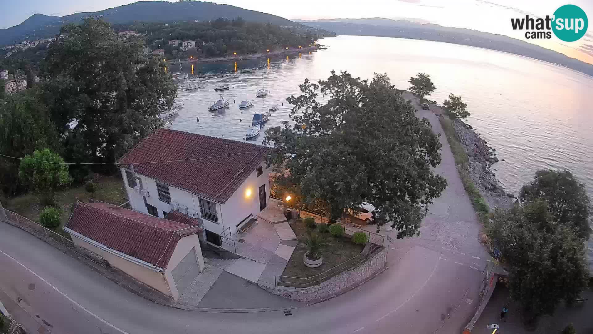 Webcam Ika Hafen – LIVE Blick auf den Hafen und die Lichter von Opatija