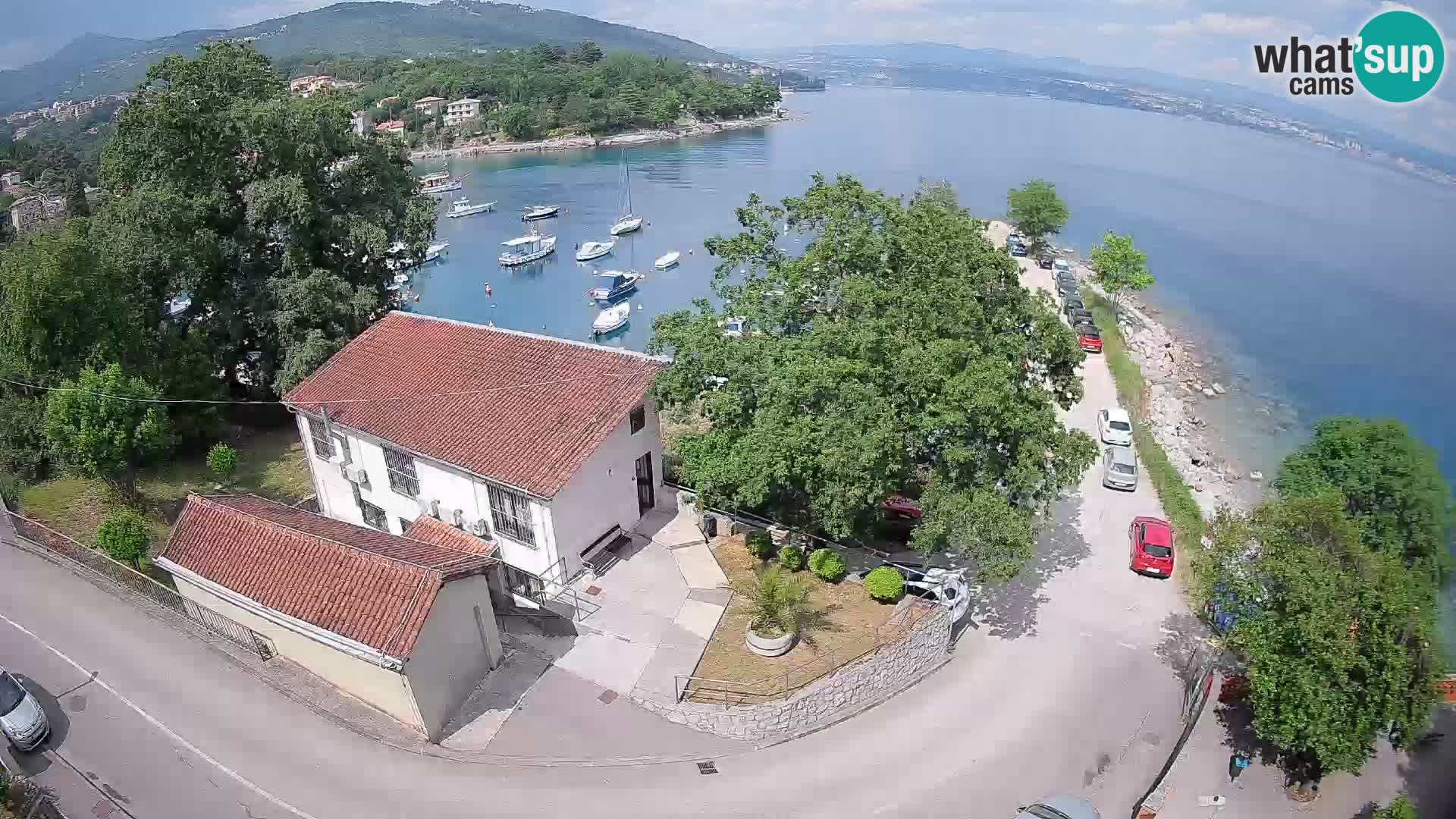 Webcam port d’Ika – Vue en direct et lumières d’Opatija