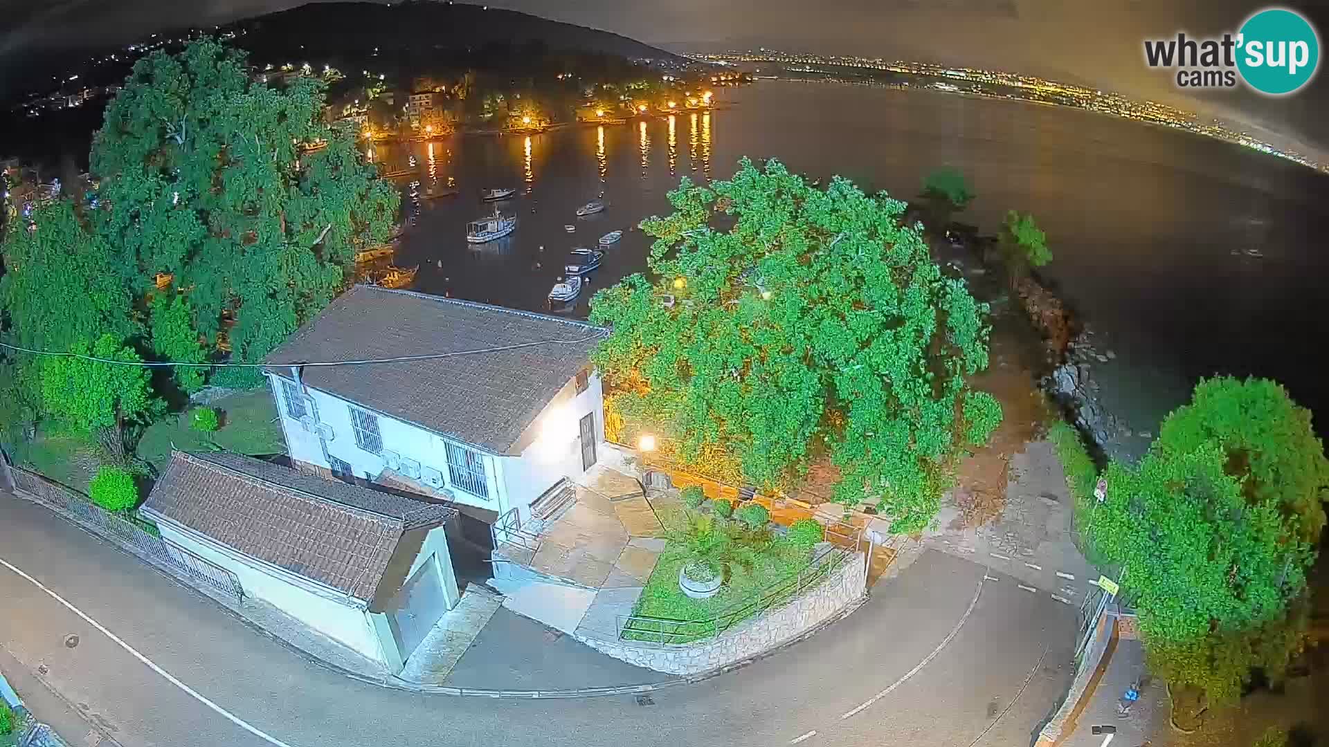 Webcam Ika Hafen – LIVE Blick auf den Hafen und die Lichter von Opatija
