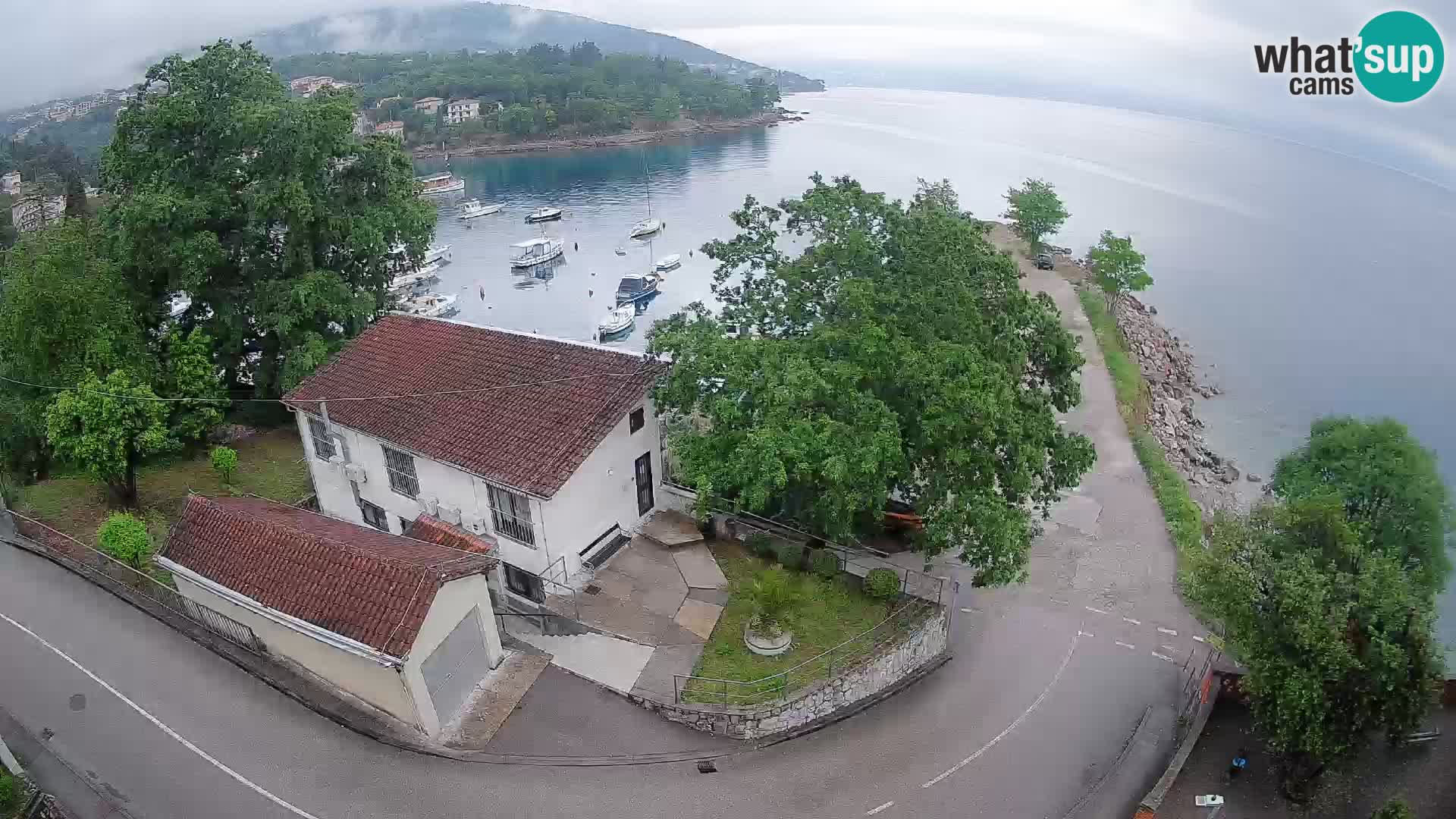 Webcam Ika Hafen – LIVE Blick auf den Hafen und die Lichter von Opatija