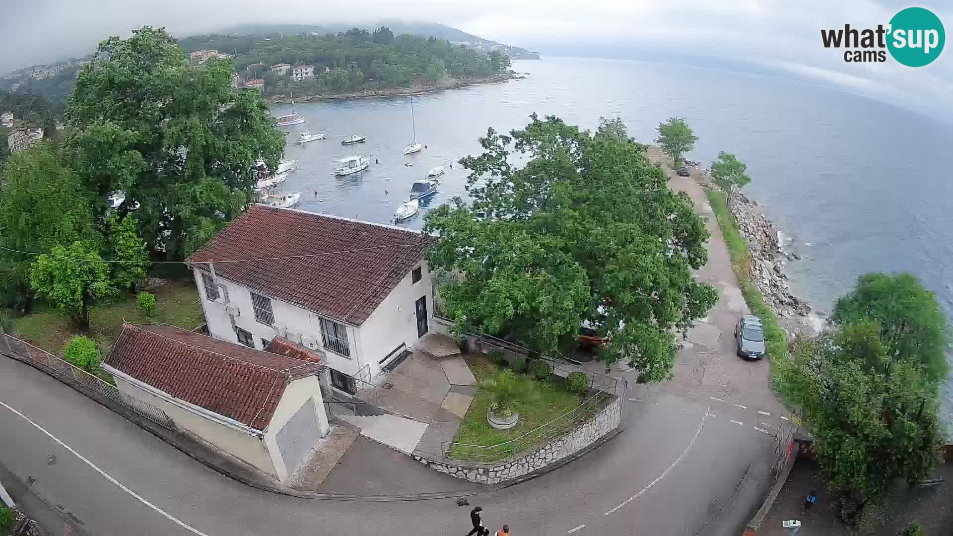 Webcam Ika Hafen – LIVE Blick auf den Hafen und die Lichter von Opatija