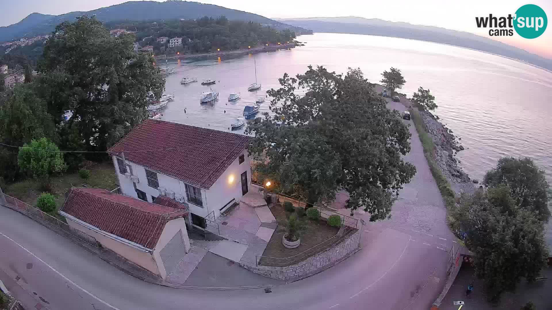 Webcam port d’Ika – Vue en direct et lumières d’Opatija