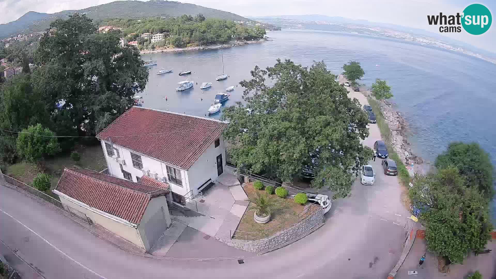 Webcam port d’Ika – Vue en direct et lumières d’Opatija