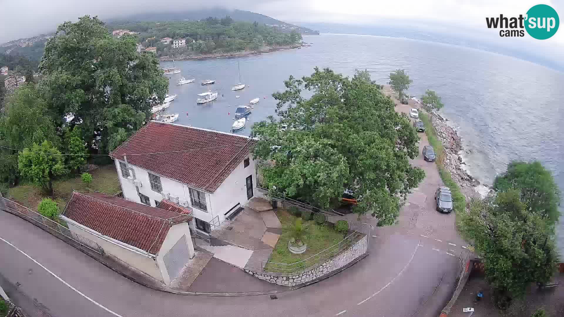 Webcam Ika Hafen – LIVE Blick auf den Hafen und die Lichter von Opatija