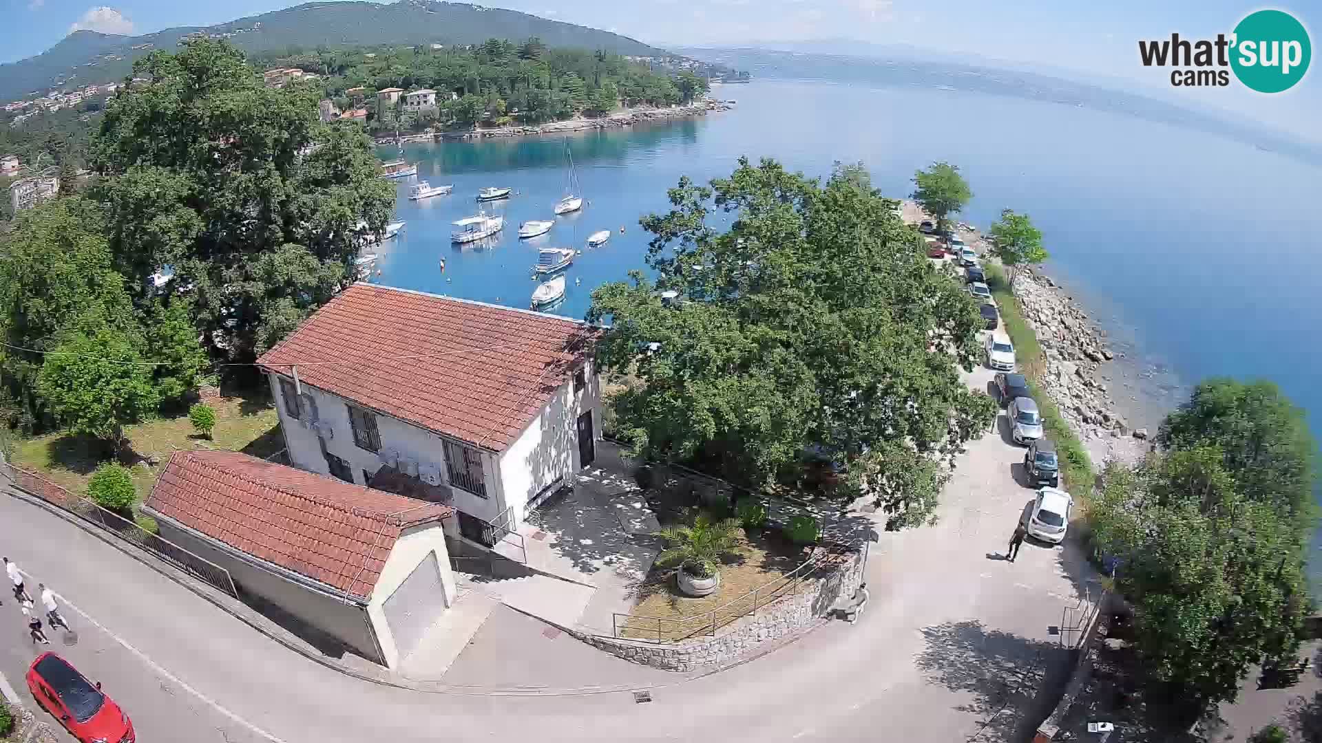Ika Harbor Webcam – LIVE View of the Harbor and Opatija Lights