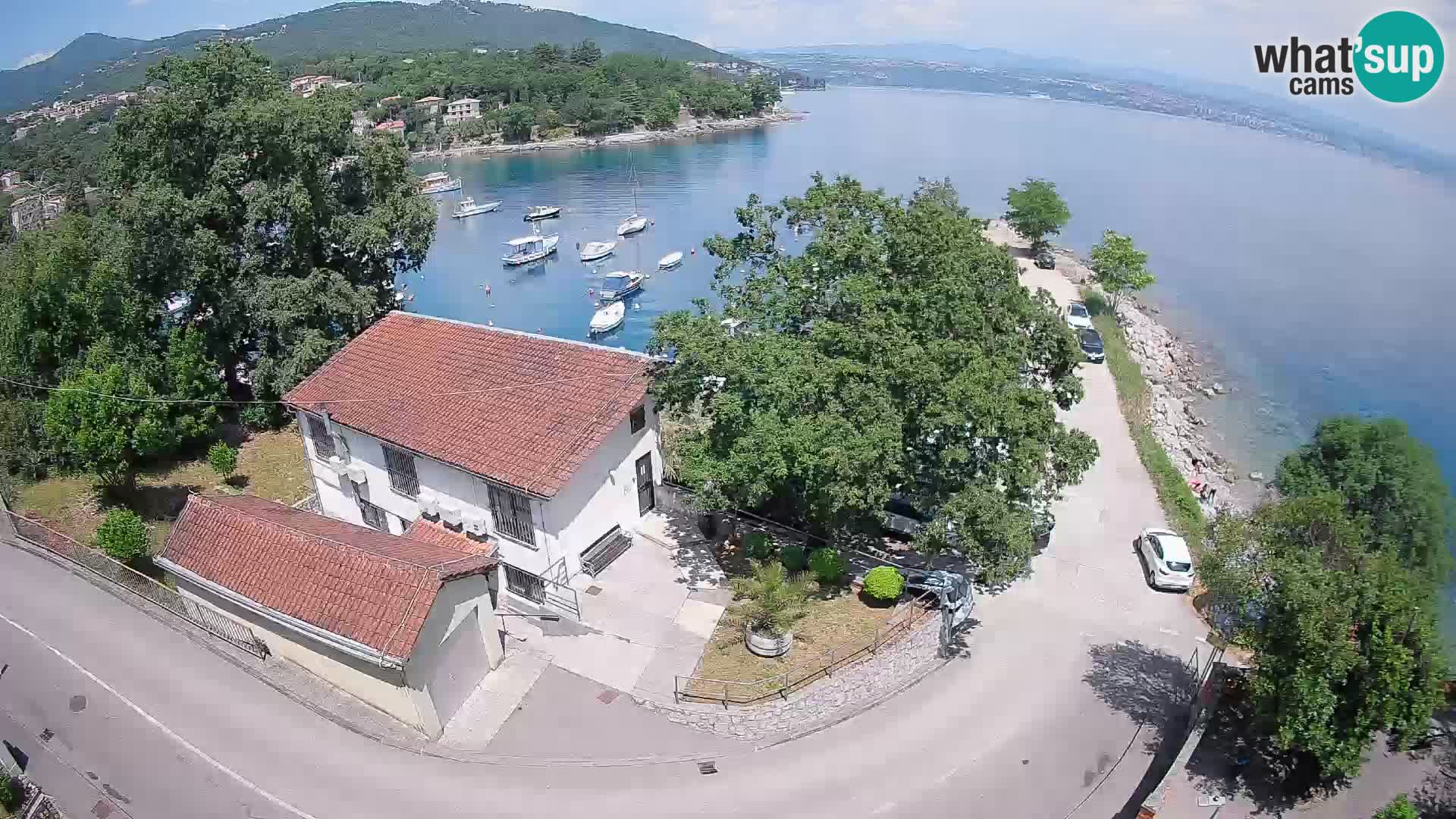 Webcam porto Ika – Vista LIVE sul porto e le luci di Opatija