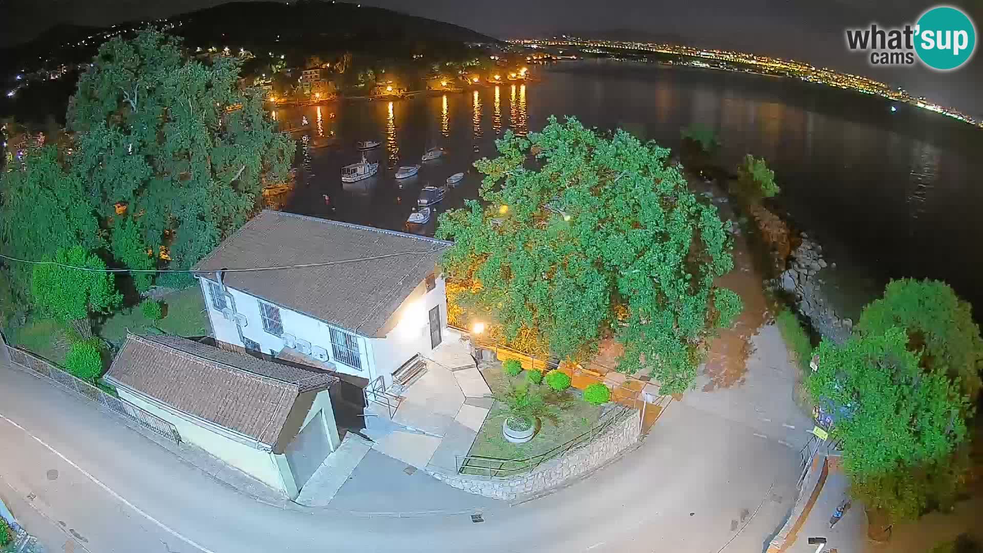 Webcam Ika Hafen – LIVE Blick auf den Hafen und die Lichter von Opatija