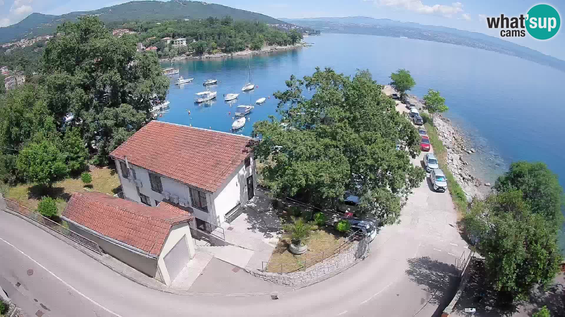 Webcam Ika Hafen – LIVE Blick auf den Hafen und die Lichter von Opatija