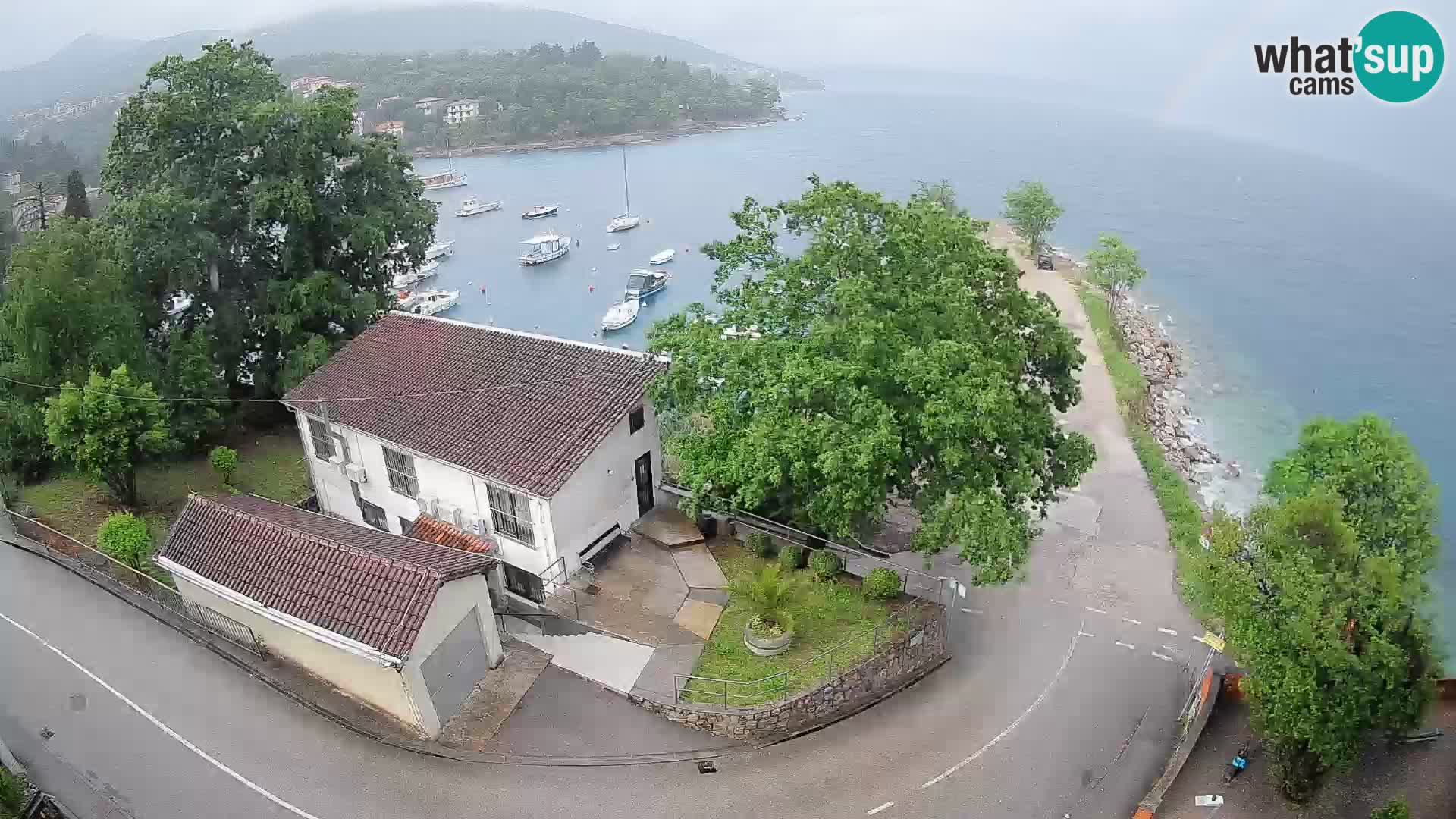 Webcam Ika Hafen – LIVE Blick auf den Hafen und die Lichter von Opatija