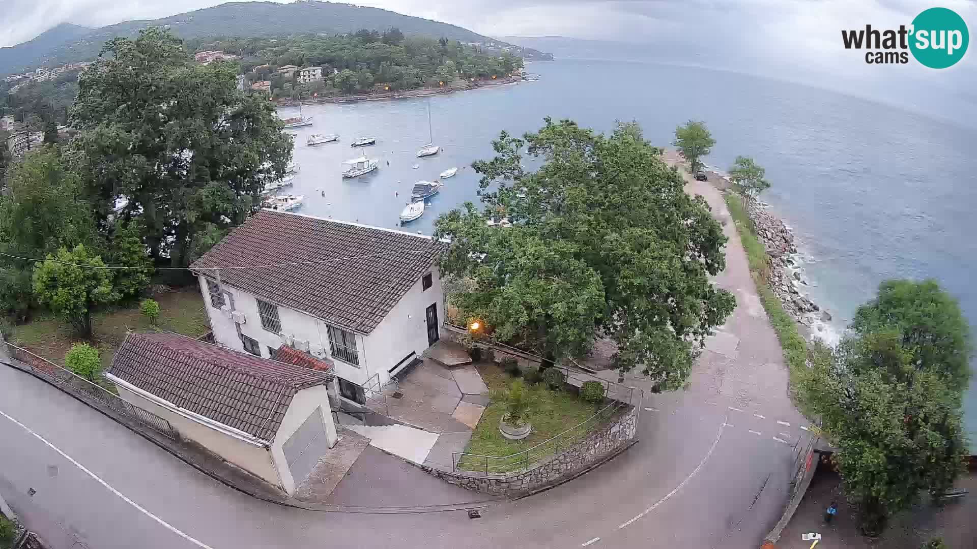 Webcam Ika Hafen – LIVE Blick auf den Hafen und die Lichter von Opatija