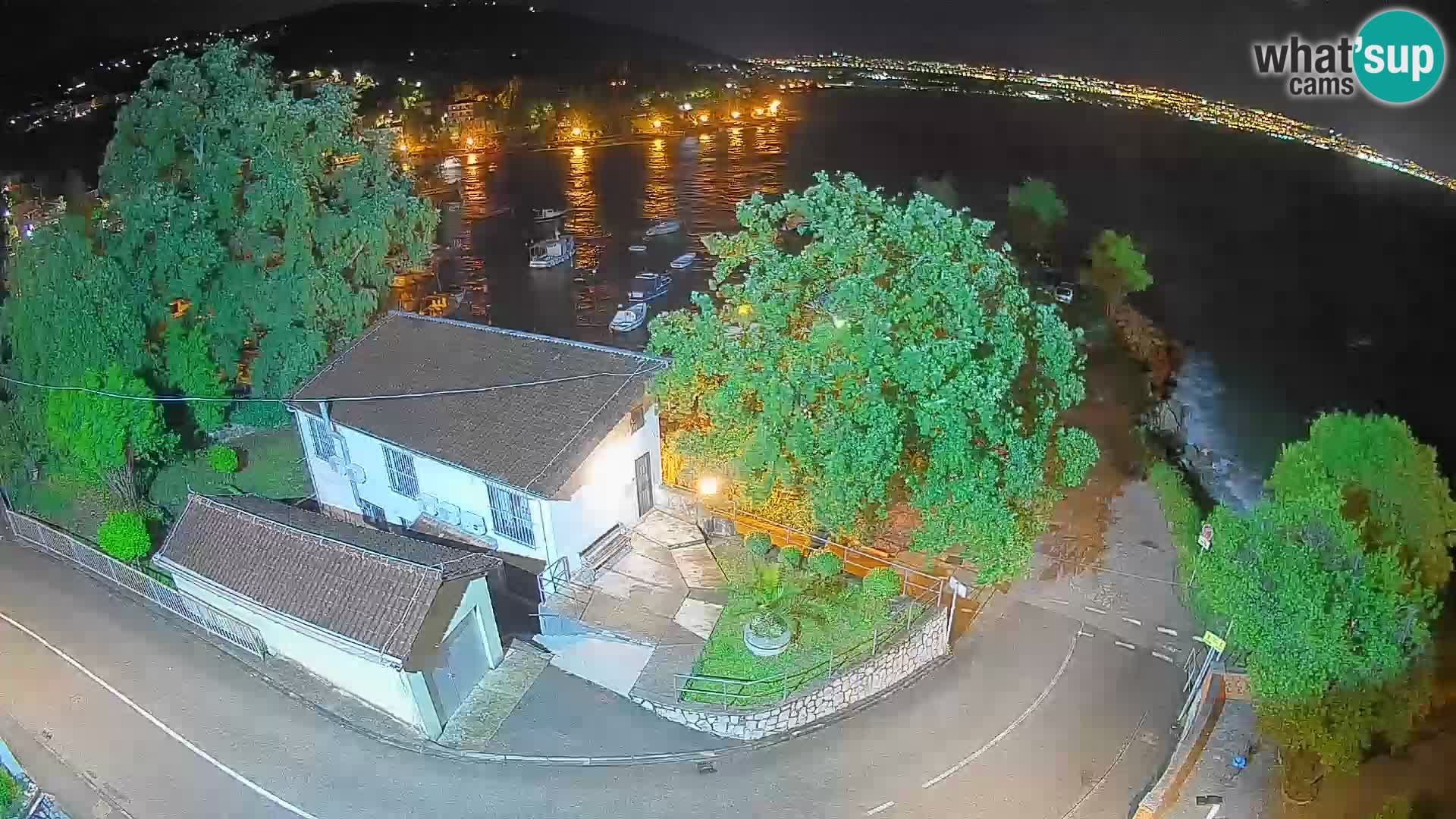 Webcam Ika Hafen – LIVE Blick auf den Hafen und die Lichter von Opatija