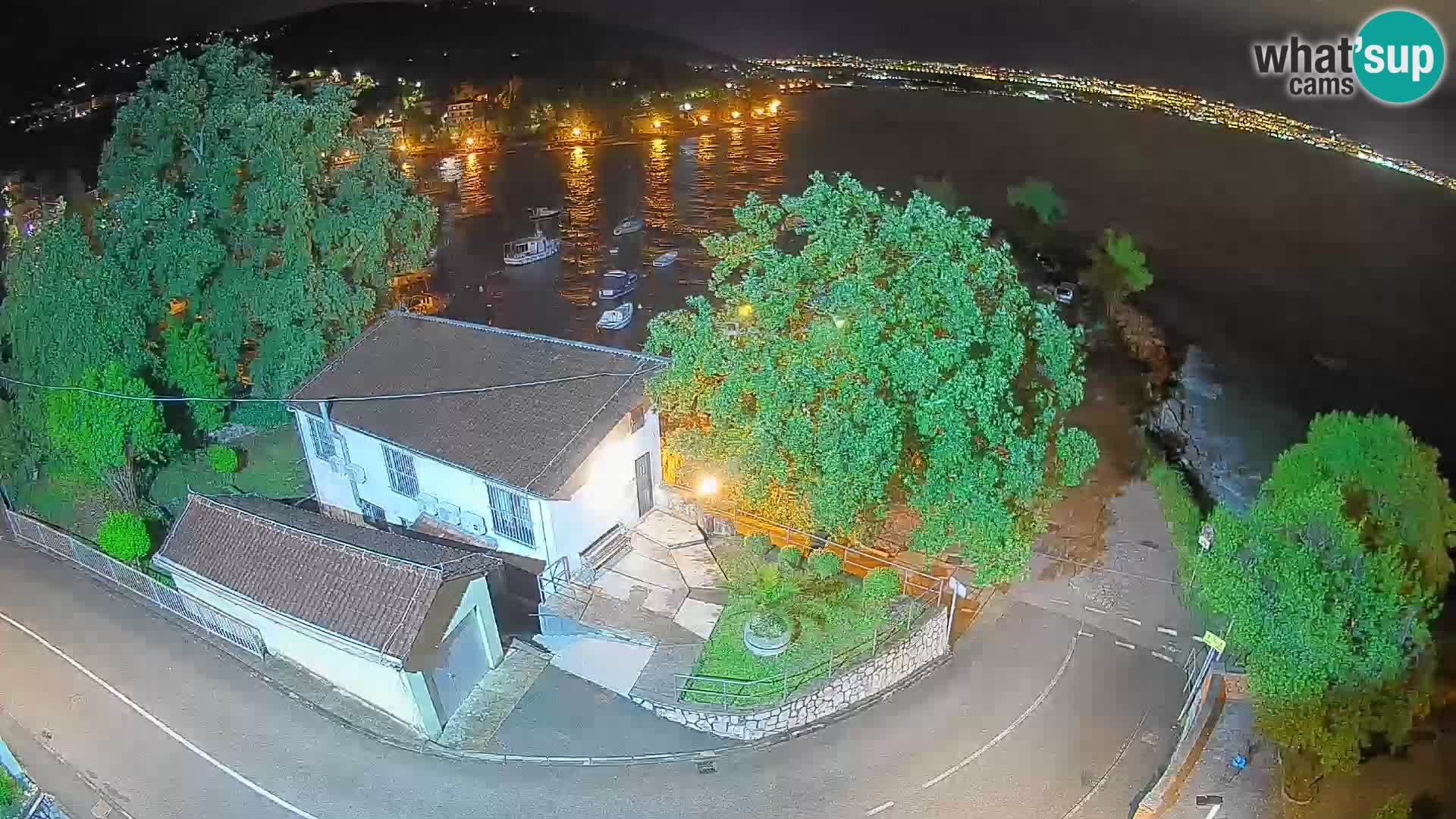 Webcam Ika Hafen – LIVE Blick auf den Hafen und die Lichter von Opatija