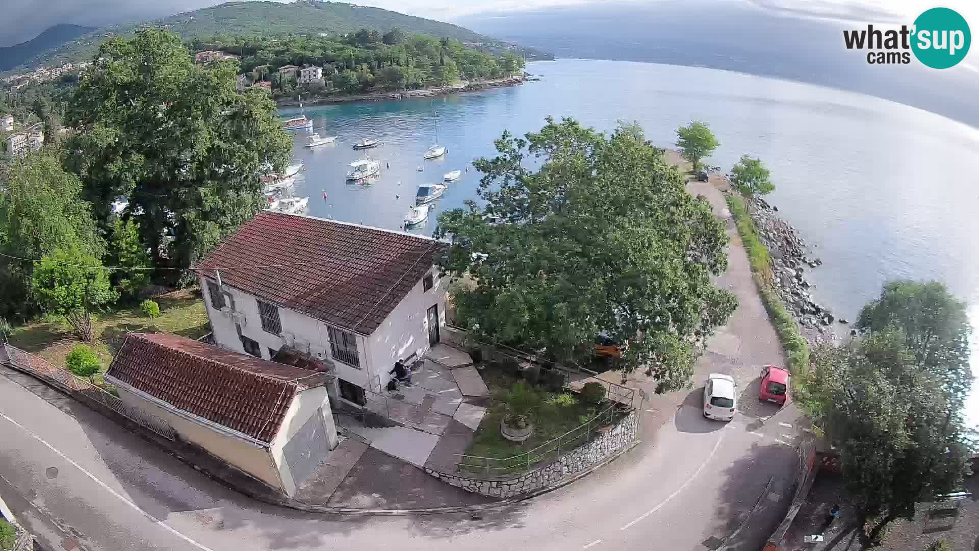 Webcam port d’Ika – Vue en direct et lumières d’Opatija