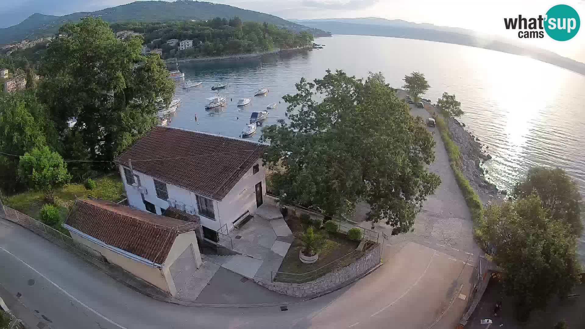 Webcam Ika Hafen – LIVE Blick auf den Hafen und die Lichter von Opatija