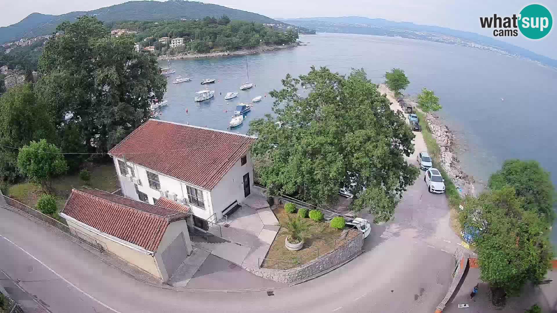 Webcam port d’Ika – Vue en direct et lumières d’Opatija