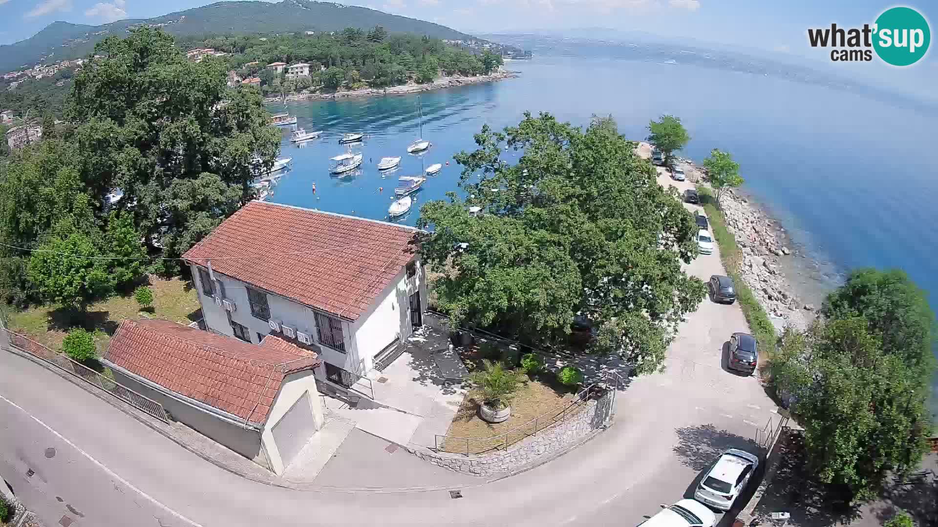 Webcam Ika Hafen – LIVE Blick auf den Hafen und die Lichter von Opatija