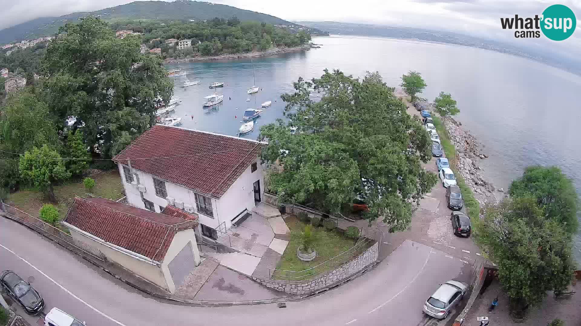 Webcam port d’Ika – Vue en direct et lumières d’Opatija